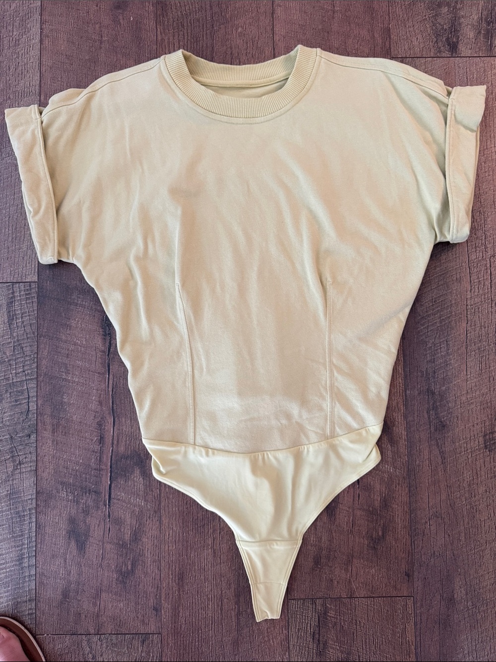lululemon athletica women’s Light green Short Sleeve One-Piece Bodysuit